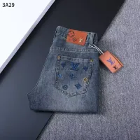 Cheap Louis Vuitton LV Jeans For Men #1411596 Replica Wholesale [$45.00 USD] [ITEM#1411596] on Replica Louis Vuitton LV Jeans