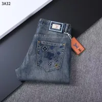 Cheap Louis Vuitton LV Jeans For Men #1411597 Replica Wholesale [$45.00 USD] [ITEM#1411597] on Replica Louis Vuitton LV Jeans