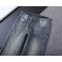 Cheap Louis Vuitton LV Jeans For Men #1411598 Replica Wholesale [$45.00 USD] [ITEM#1411598] on Replica Louis Vuitton LV Jeans