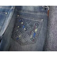 Cheap Louis Vuitton LV Jeans For Men #1411598 Replica Wholesale [$45.00 USD] [ITEM#1411598] on Replica Louis Vuitton LV Jeans
