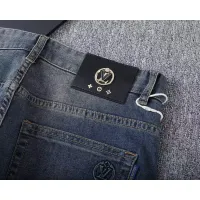 Cheap Louis Vuitton LV Jeans For Men #1411601 Replica Wholesale [$45.00 USD] [ITEM#1411601] on Replica Louis Vuitton LV Jeans