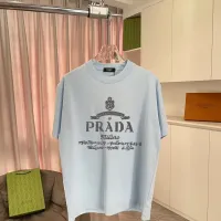 Cheap Prada T-Shirts Short Sleeved For Unisex #1411692 Replica Wholesale [$42.00 USD] [ITEM#1411692] on Replica Prada T-Shirts