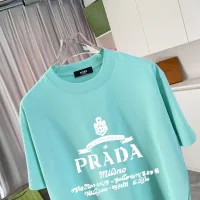 Cheap Prada T-Shirts Short Sleeved For Unisex #1411693 Replica Wholesale [$42.00 USD] [ITEM#1411693] on Replica Prada T-Shirts