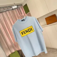 Cheap Fendi T-Shirts Short Sleeved For Unisex #1411710 Replica Wholesale [$42.00 USD] [ITEM#1411710] on Replica Fendi T-Shirts