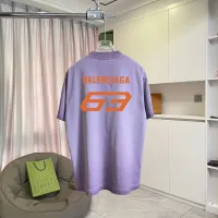 Cheap Balenciaga T-Shirts Short Sleeved For Unisex #1411760 Replica Wholesale [$45.00 USD] [ITEM#1411760] on Replica Balenciaga T-Shirts