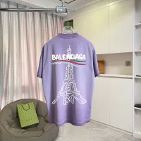 Cheap Balenciaga T-Shirts Short Sleeved For Unisex #1411785 Replica Wholesale [$45.00 USD] [ITEM#1411785] on Replica Balenciaga T-Shirts