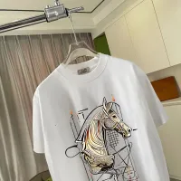 Cheap Hermes T-Shirts Short Sleeved For Unisex #1411921 Replica Wholesale [$42.00 USD] [ITEM#1411921] on Replica Hermes T-Shirts