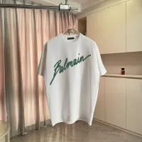 Cheap Balmain T-Shirts Short Sleeved For Unisex #1411934 Replica Wholesale [$45.00 USD] [ITEM#1411934] on Replica Balmain T-Shirts