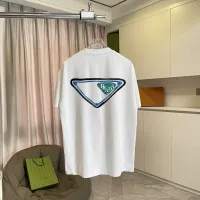 Cheap Prada T-Shirts Short Sleeved For Unisex #1411986 Replica Wholesale [$42.00 USD] [ITEM#1411986] on Replica Prada T-Shirts