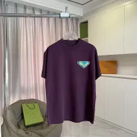 Cheap Prada T-Shirts Short Sleeved For Unisex #1411988 Replica Wholesale [$42.00 USD] [ITEM#1411988] on Replica Prada T-Shirts