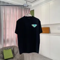 Cheap Prada T-Shirts Short Sleeved For Unisex #1411990 Replica Wholesale [$42.00 USD] [ITEM#1411990] on Replica Prada T-Shirts