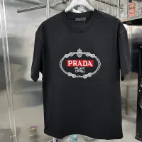 Cheap Prada T-Shirts Short Sleeved For Unisex #1411995 Replica Wholesale [$42.00 USD] [ITEM#1411995] on Replica Prada T-Shirts