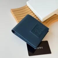 Cheap LOEWE Wallet For Men #1412065 Replica Wholesale [$56.00 USD] [ITEM#1412065] on Replica LOEWE Wallet