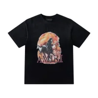 Cheap Amiri T-Shirts Short Sleeved For Unisex #1412151 Replica Wholesale [$42.00 USD] [ITEM#1412151] on Replica Amiri T-Shirts