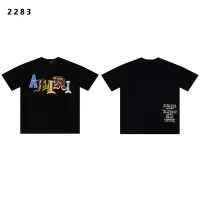 Cheap Amiri T-Shirts Short Sleeved For Unisex #1412155 Replica Wholesale [$32.00 USD] [ITEM#1412155] on Replica Amiri T-Shirts