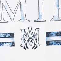 Cheap Amiri T-Shirts Short Sleeved For Men #1412156 Replica Wholesale [$36.00 USD] [ITEM#1412156] on Replica Amiri T-Shirts