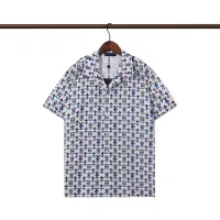 Cheap Louis Vuitton LV Shirts Short Sleeved For Men #1412160 Replica Wholesale [$36.00 USD] [ITEM#1412160] on Replica Louis Vuitton LV Shirts