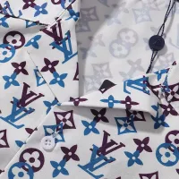 Cheap Louis Vuitton LV Shirts Short Sleeved For Men #1412160 Replica Wholesale [$36.00 USD] [ITEM#1412160] on Replica Louis Vuitton LV Shirts