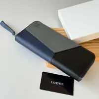 Cheap LOEWE Long Wallet For Unisex #1412290 Replica Wholesale [$64.00 USD] [ITEM#1412290] on Replica LOEWE Wallet