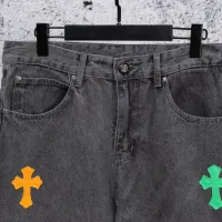 Cheap Chrome Hearts Jeans For Men #1412463 Replica Wholesale [$64.00 USD] [ITEM#1412463] on Replica Chrome Hearts Jeans