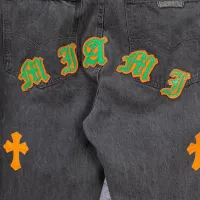 Cheap Chrome Hearts Jeans For Men #1412463 Replica Wholesale [$64.00 USD] [ITEM#1412463] on Replica Chrome Hearts Jeans