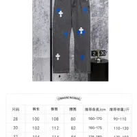 Cheap Chrome Hearts Jeans For Men #1412466 Replica Wholesale [$64.00 USD] [ITEM#1412466] on Replica Chrome Hearts Jeans