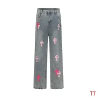 Cheap Chrome Hearts Jeans For Men #1412467 Replica Wholesale [$60.00 USD] [ITEM#1412467] on Replica Chrome Hearts Jeans