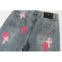 Cheap Chrome Hearts Jeans For Men #1412467 Replica Wholesale [$60.00 USD] [ITEM#1412467] on Replica Chrome Hearts Jeans