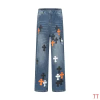 Cheap Chrome Hearts Jeans For Men #1412474 Replica Wholesale [$60.00 USD] [ITEM#1412474] on Replica Chrome Hearts Jeans