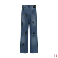 Cheap Chrome Hearts Jeans For Men #1412475 Replica Wholesale [$60.00 USD] [ITEM#1412475] on Replica Chrome Hearts Jeans