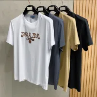Cheap Prada T-Shirts Short Sleeved For Men #1412486 Replica Wholesale [$76.00 USD] [ITEM#1412486] on Replica Prada T-Shirts