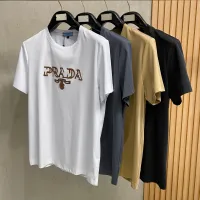 Cheap Prada T-Shirts Short Sleeved For Men #1412487 Replica Wholesale [$76.00 USD] [ITEM#1412487] on Replica Prada T-Shirts