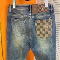 Cheap Louis Vuitton LV Jeans For Men #1412604 Replica Wholesale [$48.00 USD] [ITEM#1412604] on Replica Louis Vuitton LV Jeans