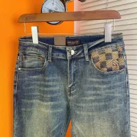 Cheap Louis Vuitton LV Jeans For Men #1412604 Replica Wholesale [$48.00 USD] [ITEM#1412604] on Replica Louis Vuitton LV Jeans