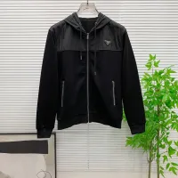 Cheap Prada Tracksuits Long Sleeved For Men #1412701 Replica Wholesale [$128.00 USD] [ITEM#1412701] on Replica Prada Tracksuits