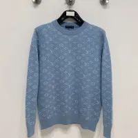 Cheap Louis Vuitton LV Sweaters Long Sleeved For Men #1412710 Replica Wholesale [$85.00 USD] [ITEM#1412710] on Replica Louis Vuitton LV Sweaters