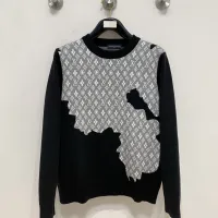 Cheap Louis Vuitton LV Sweaters Long Sleeved For Men #1412711 Replica Wholesale [$85.00 USD] [ITEM#1412711] on Replica Louis Vuitton LV Sweaters