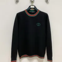 Cheap Gucci Sweaters Long Sleeved For Men #1412717 Replica Wholesale [$85.00 USD] [ITEM#1412717] on Replica Gucci Sweaters