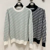 Cheap Christian Dior Sweaters Long Sleeved For Men #1412728 Replica Wholesale [$85.00 USD] [ITEM#1412728] on Replica Christian Dior Sweaters