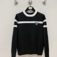 Cheap Prada Sweaters Long Sleeved For Men #1412751 Replica Wholesale [$85.00 USD] [ITEM#1412751] on Replica Prada Sweaters