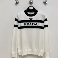 Cheap Prada Sweaters Long Sleeved For Men #1412753 Replica Wholesale [$85.00 USD] [ITEM#1412753] on Replica Prada Sweaters