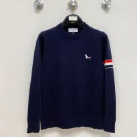 Cheap Thom Browne TB Sweaters Long Sleeved For Men #1412758 Replica Wholesale [$85.00 USD] [ITEM#1412758] on Replica Thom Browne TB Sweaters