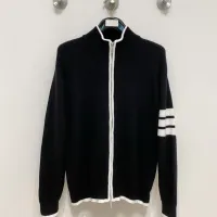 Cheap Thom Browne TB Sweaters Long Sleeved For Men #1412762 Replica Wholesale [$88.00 USD] [ITEM#1412762] on Replica Thom Browne TB Sweaters