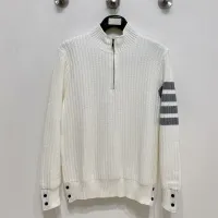 Cheap Thom Browne TB Sweaters Long Sleeved For Men #1412764 Replica Wholesale [$92.00 USD] [ITEM#1412764] on Replica Thom Browne TB Sweaters