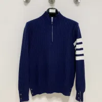 Cheap Thom Browne TB Sweaters Long Sleeved For Men #1412766 Replica Wholesale [$92.00 USD] [ITEM#1412766] on Replica Thom Browne TB Sweaters