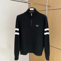 Cheap Prada Sweaters Long Sleeved For Men #1412771 Replica Wholesale [$92.00 USD] [ITEM#1412771] on Replica Prada Sweaters