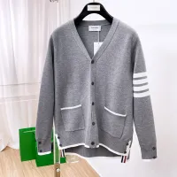 Cheap Thom Browne TB Sweaters Long Sleeved For Men #1412844 Replica Wholesale [$98.00 USD] [ITEM#1412844] on Replica Thom Browne TB Sweaters
