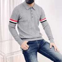 Cheap Thom Browne TB Sweaters Long Sleeved For Men #1412848 Replica Wholesale [$85.00 USD] [ITEM#1412848] on Replica Thom Browne TB Sweaters