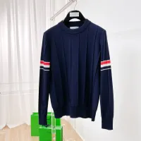 Cheap Thom Browne TB Sweaters Long Sleeved For Men #1412852 Replica Wholesale [$85.00 USD] [ITEM#1412852] on Replica Thom Browne TB Sweaters