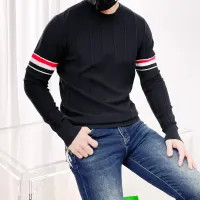 Cheap Thom Browne TB Sweaters Long Sleeved For Men #1412853 Replica Wholesale [$85.00 USD] [ITEM#1412853] on Replica Thom Browne TB Sweaters